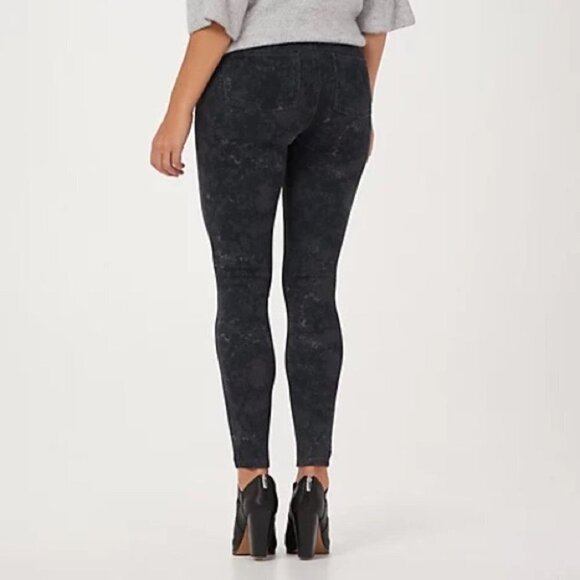 Spanx | Jean-ish Ankle Legging | Acid Wash Grey Camo - Picture 4 of 13